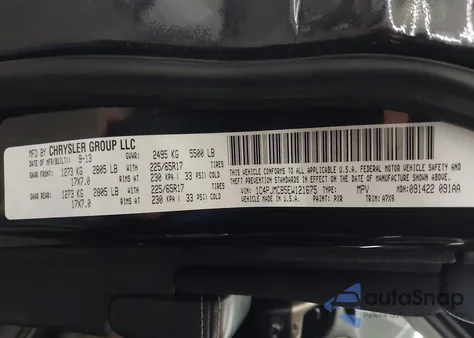 2014 Jeep Cherokee Latitude z USA, uszkodzony, nr VIN 1C4PJMCB5EW121675